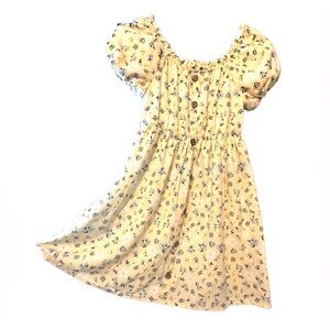 Epic Threads girls yellow floral summer dress, size Medium